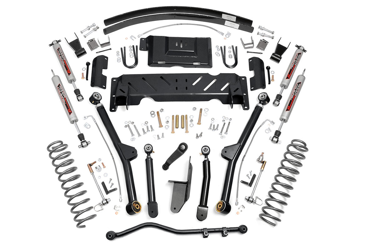 4.5 Inch Lift Kit | Long Arm | AAL | NP242 | Jeep Cherokee XJ 4WD (1984-2001) by Rough Country