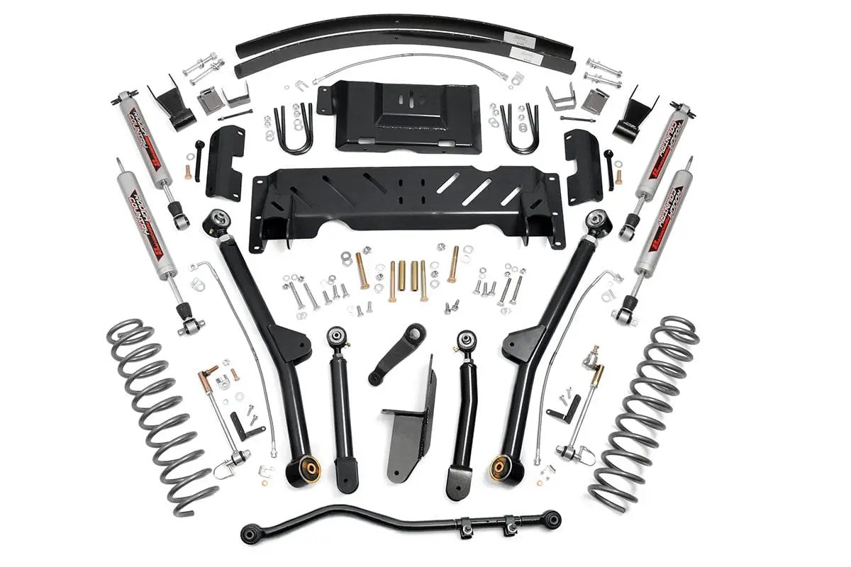 4.5 Inch Lift Kit | Long Arm | AAL | NP242 | Jeep Cherokee XJ 4WD (1984-2001) by Rough Country