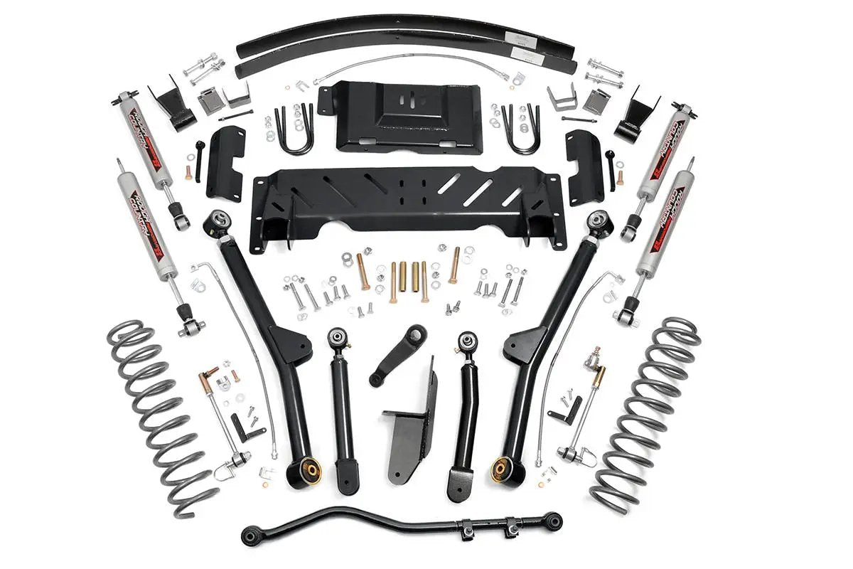 4.5 Inch Lift Kit | Long Arm | AAL | NP242 | Jeep Cherokee XJ 4WD (1984-2001) by Rough Country