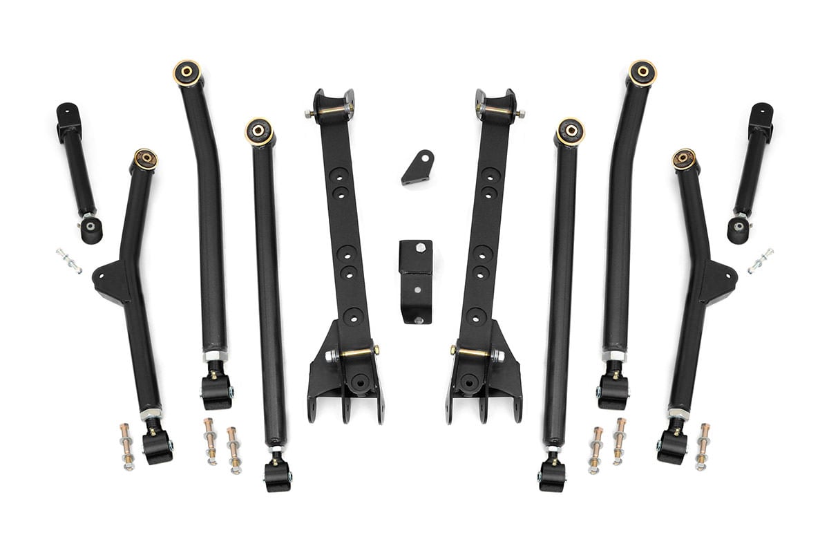Long Arm Upgrade Kit | 4-6 Inch Lift | Jeep Wrangler Unlimited 4WD (04-06) by Rough Country