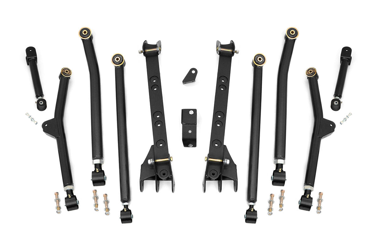 Long Arm Upgrade Kit | 4-6 Inch Lift | Jeep Wrangler Unlimited 4WD (04-06) by Rough Country
