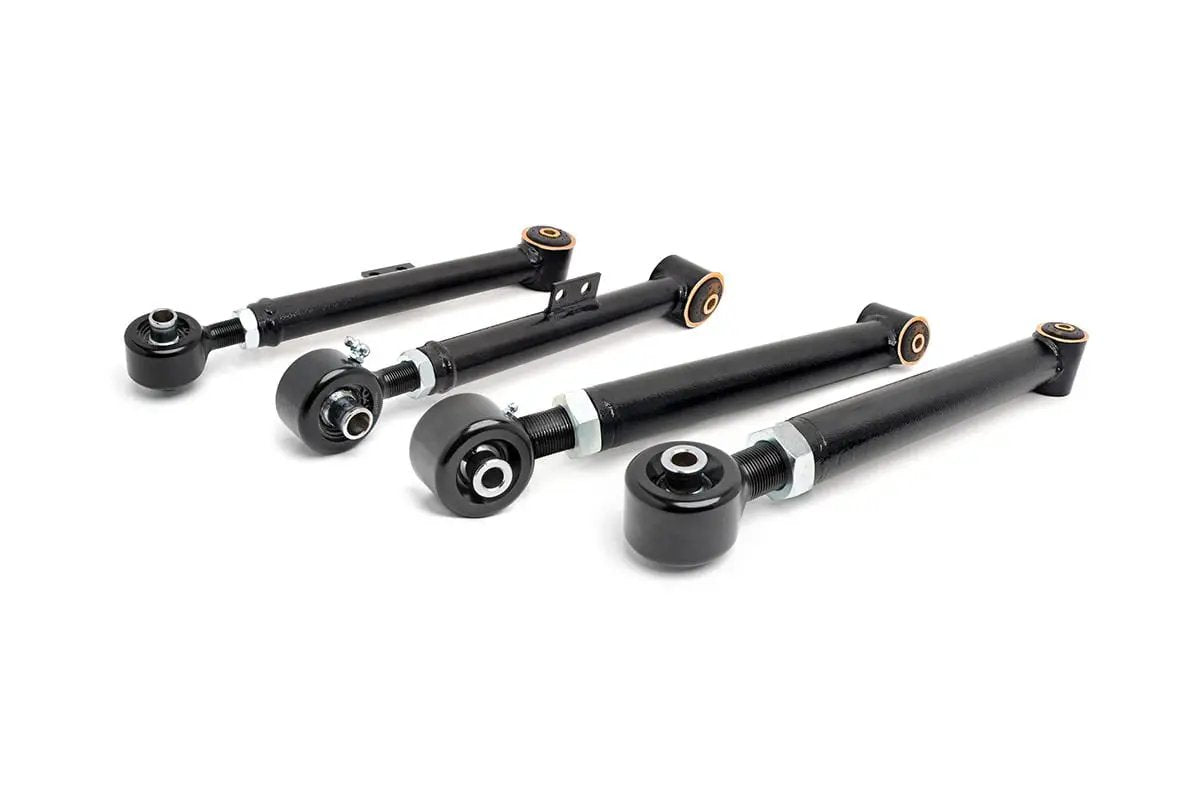 X-Flex Control Arms | Rear | Upper & Lower | Jeep Wrangler TJ (97-06)/Wrangler Unlimited (04-06) by Rough Country
