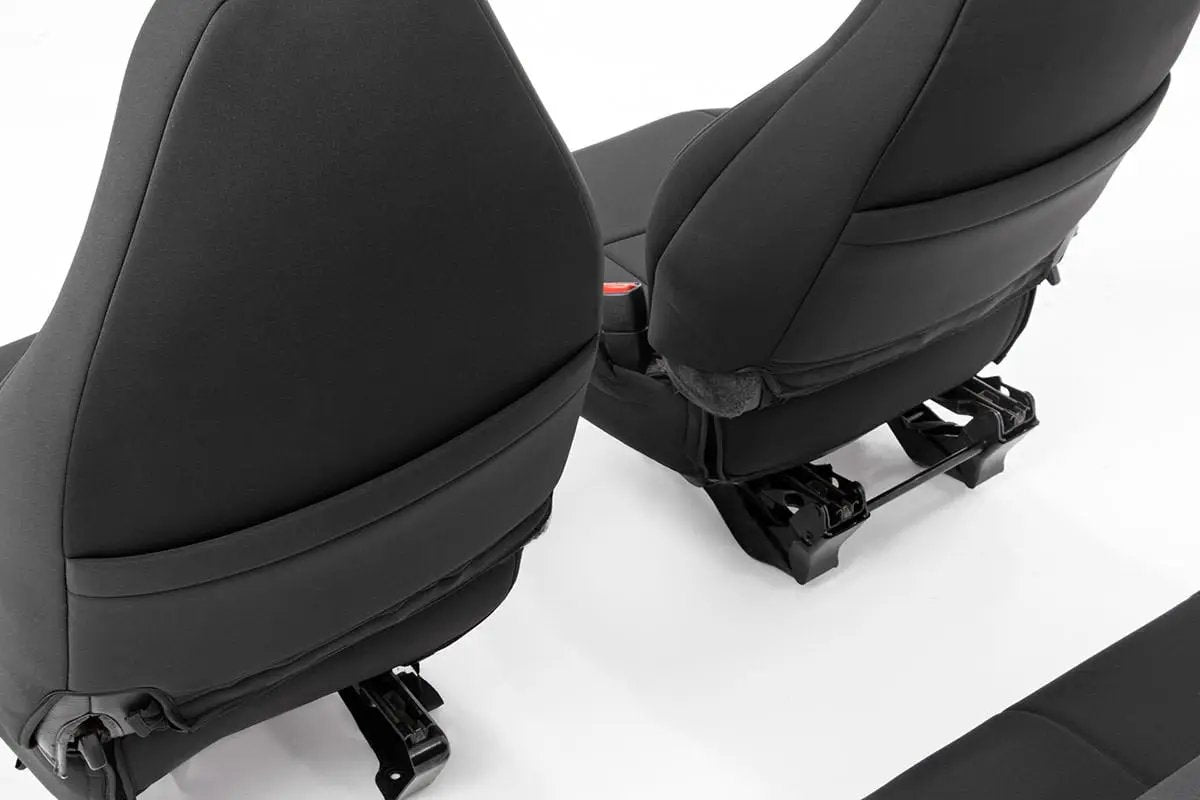 Seat Covers | Front and Rear | Jeep Wrangler TJ (03-06)/Wrangler Unlimited (04-06) by Rough Country