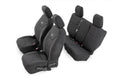 Seat Covers | Front and Rear | Jeep Wrangler Unlimited 4WD (2011-2012) by Rough Country