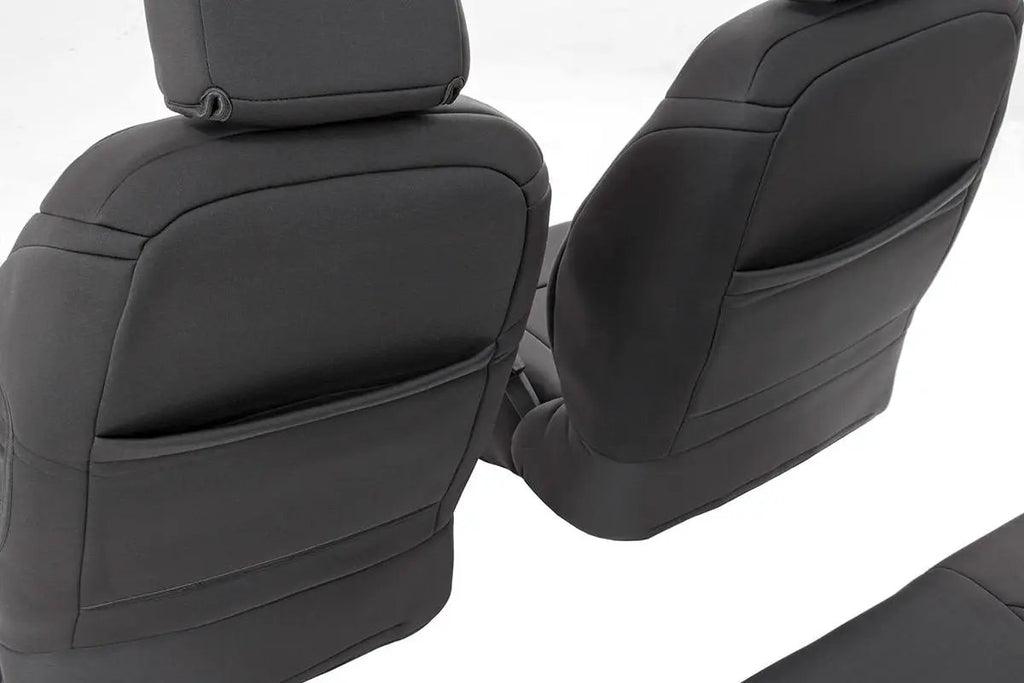 Seat Covers | Front and Rear | Jeep Wrangler Unlimited 4WD (2011-2012) by Rough Country