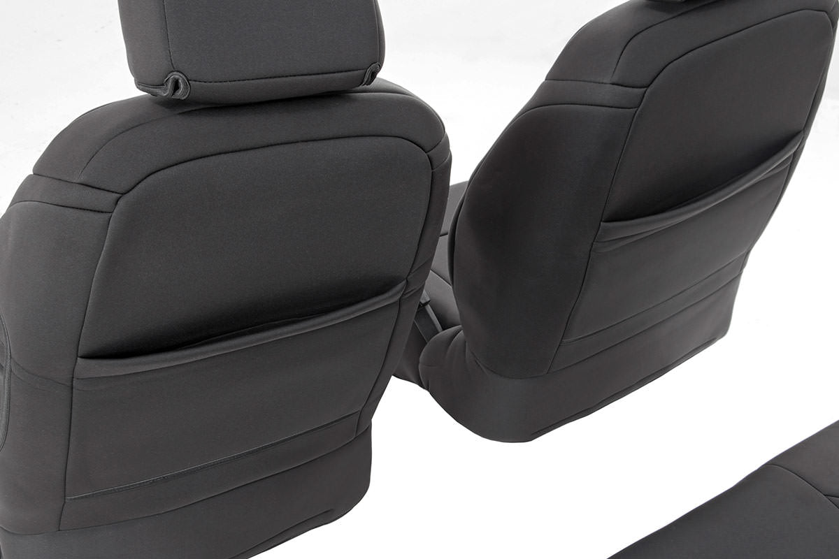 Seat Covers | Front and Rear | Jeep Wrangler Unlimited 4WD (2011-2012) by Rough Country