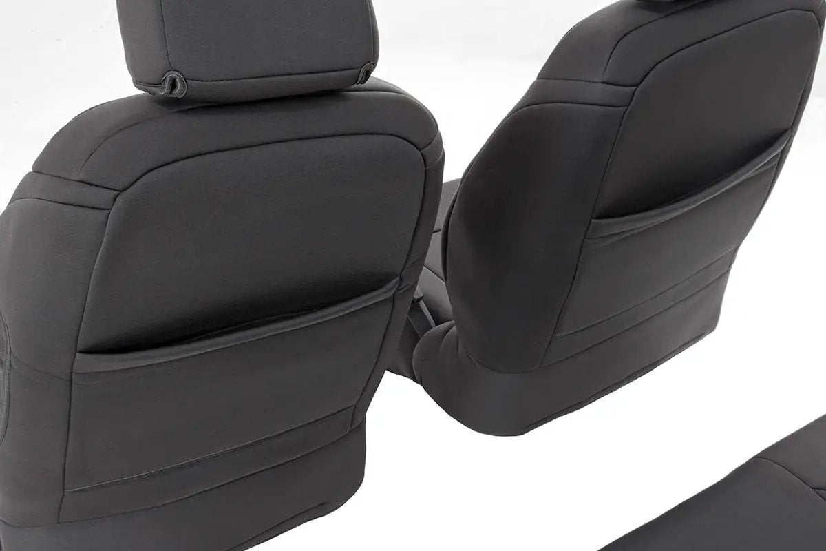 Seat Covers | Front and Rear | Jeep Wrangler Unlimited 2WD/4WD (2008-2010) by Rough Country