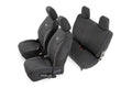 Seat Covers | Front and Rear | Jeep Wrangler JK 4WD (2011-2012) by Rough Country