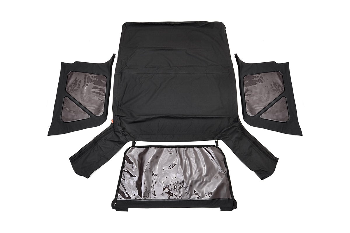 Soft Top | Replacement | Black | Full Doors | Jeep Wrangler TJ 4WD (97-06) by Rough Country