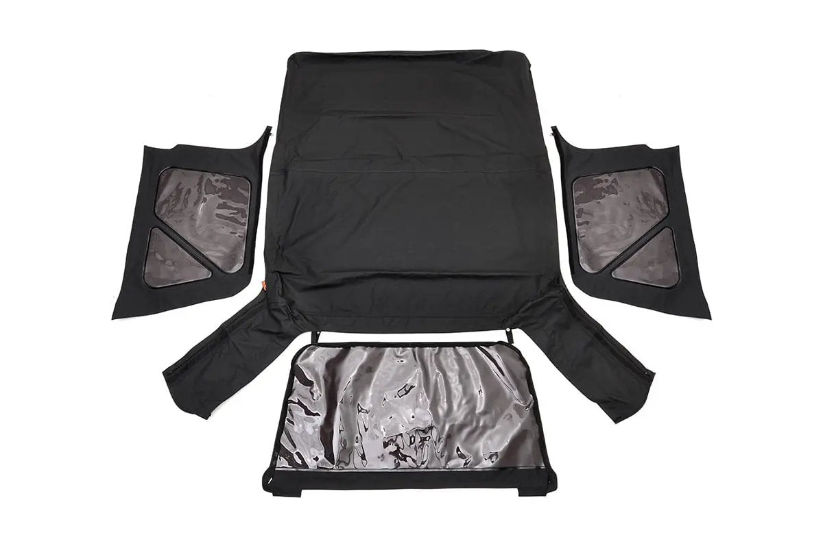 Soft Top | Replacement | Black | Full Doors | Jeep Wrangler TJ 4WD (97-06) by Rough Country