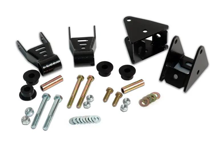 Front Shackle Reversal Kit | Jeep Wrangler YJ 4WD (1987-1995) by Rough Country