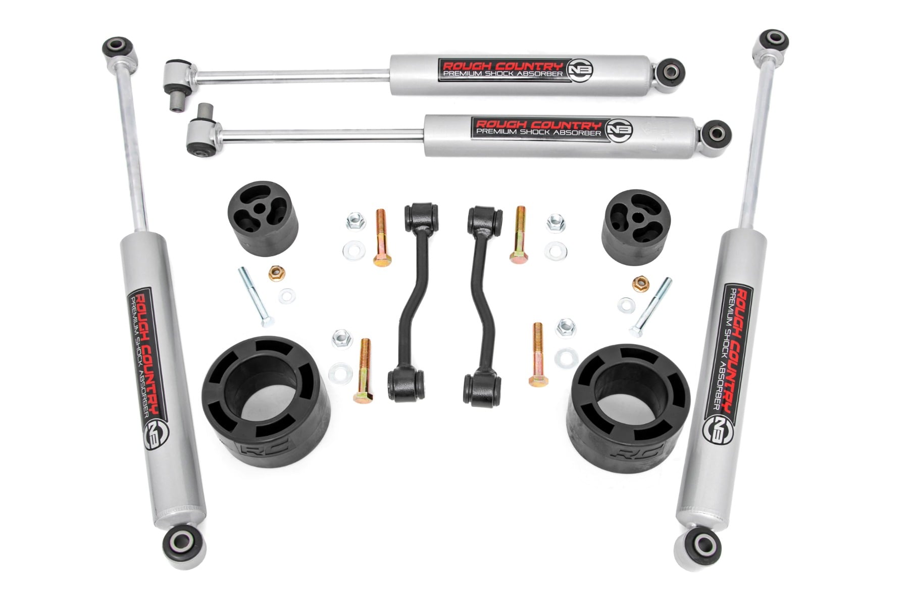 2.5 Inch Leveling Kit | Spacers | N3 | Jeep Gladiator JT 4WD (2020-2023) by Rough Country