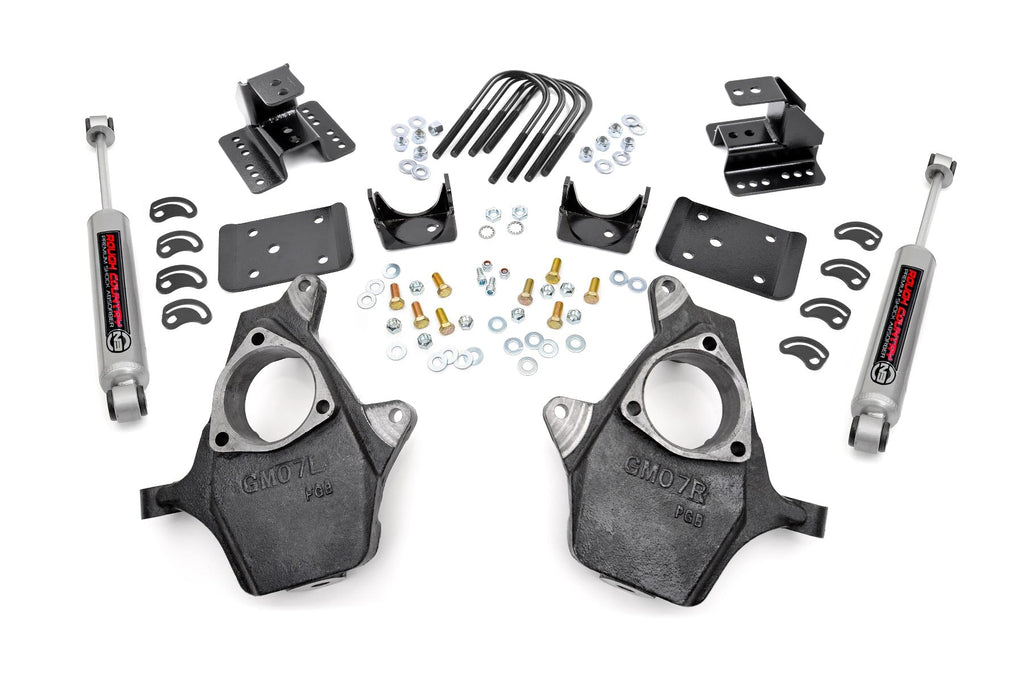 Lowering Kit | 2 Inch FR | 4 Inch RR | Chevy/GMC 1500 (99-06 & Classic) by Rough Country