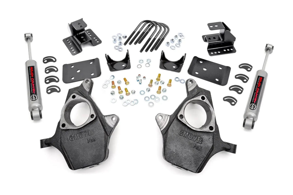 Lowering Kit | 2 Inch FR | 4 Inch RR | Chevy/GMC 1500 (99-06 & Classic) by Rough Country
