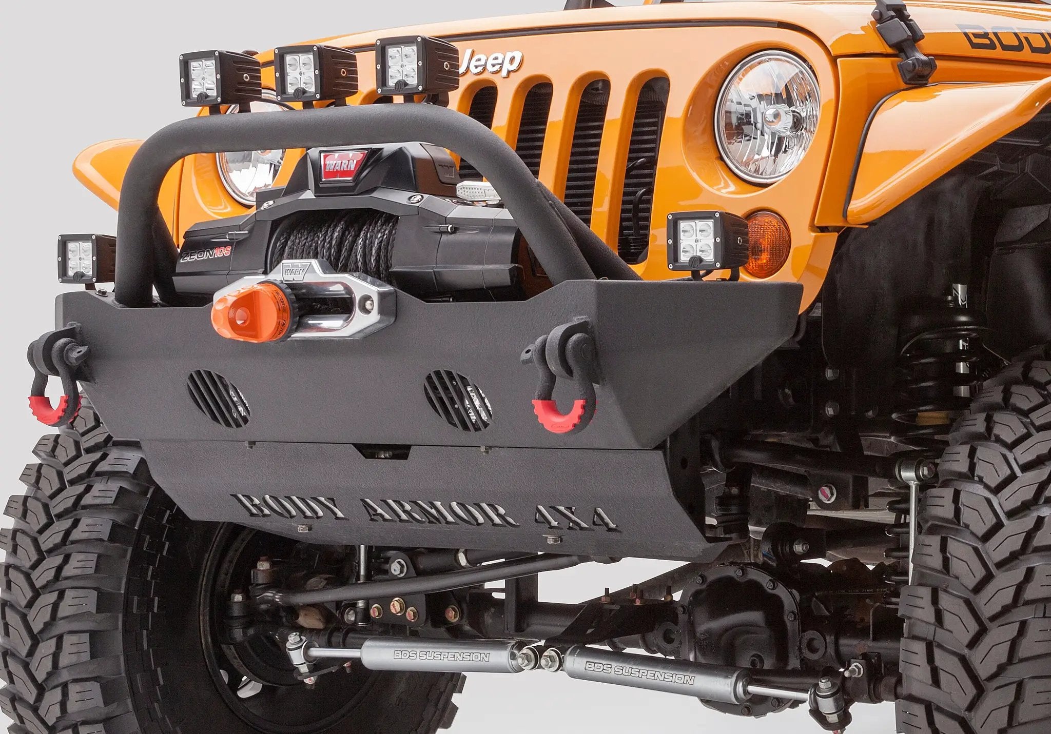 2018-2021 JEEP WRANGLER JL/ GLADIATOR JT MID-STUBBY FRONT BUMPER by Body Armor 4x4