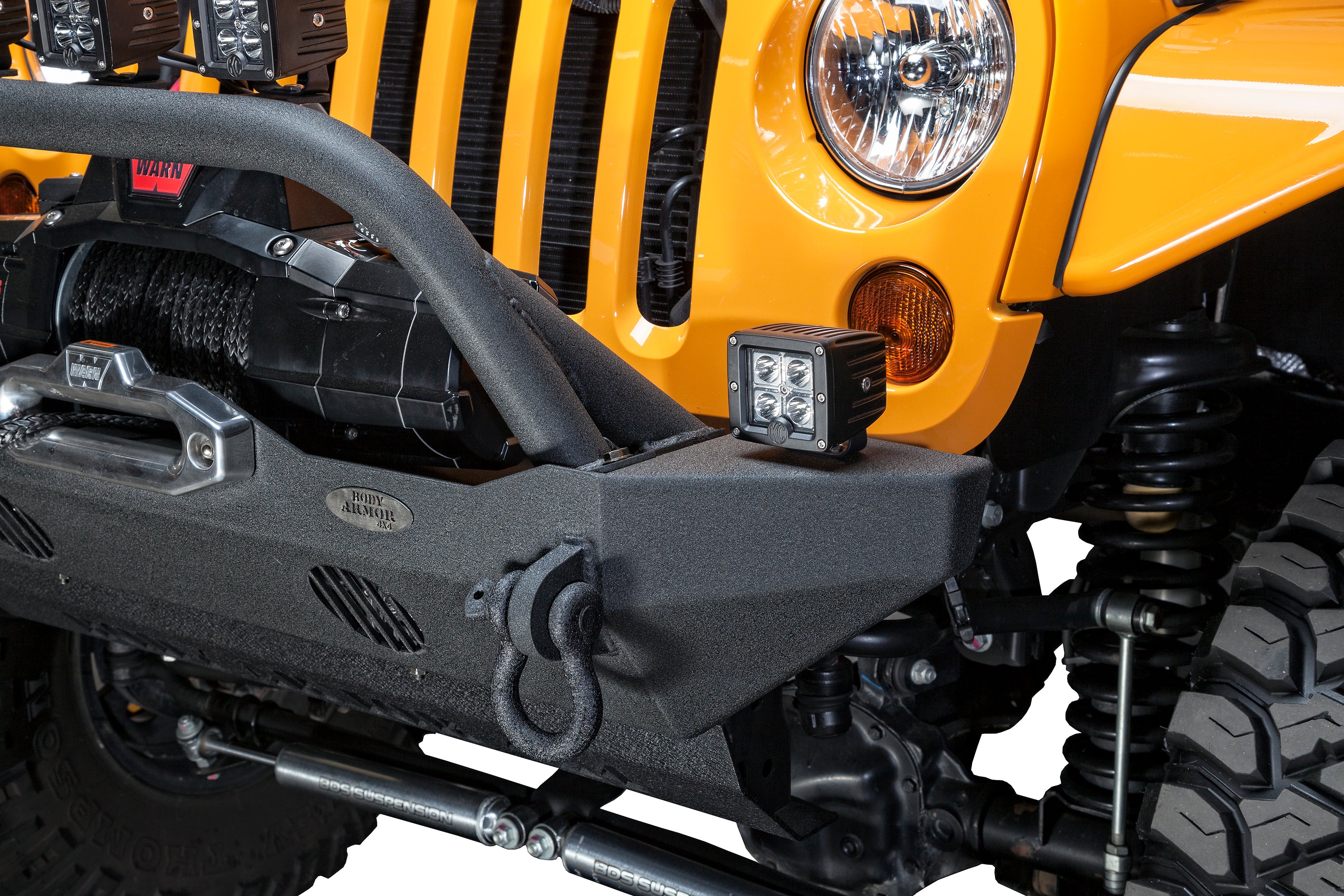 2007-2017 Wrangler Front Bumper Mid Stubby by Body Armor 4x4