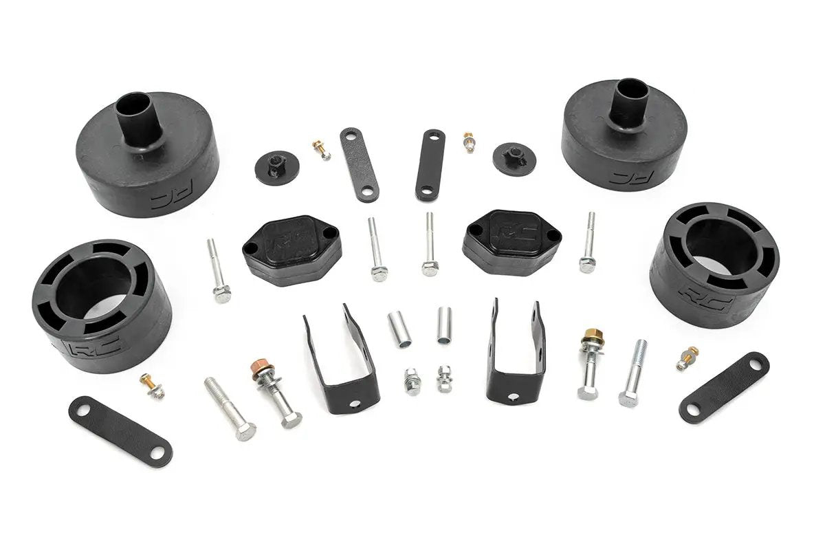 2.5 Inch Lift Kit | Spacers | Jeep Wrangler JK/Wrangler Unlimited (2007-2018) by Rough Country