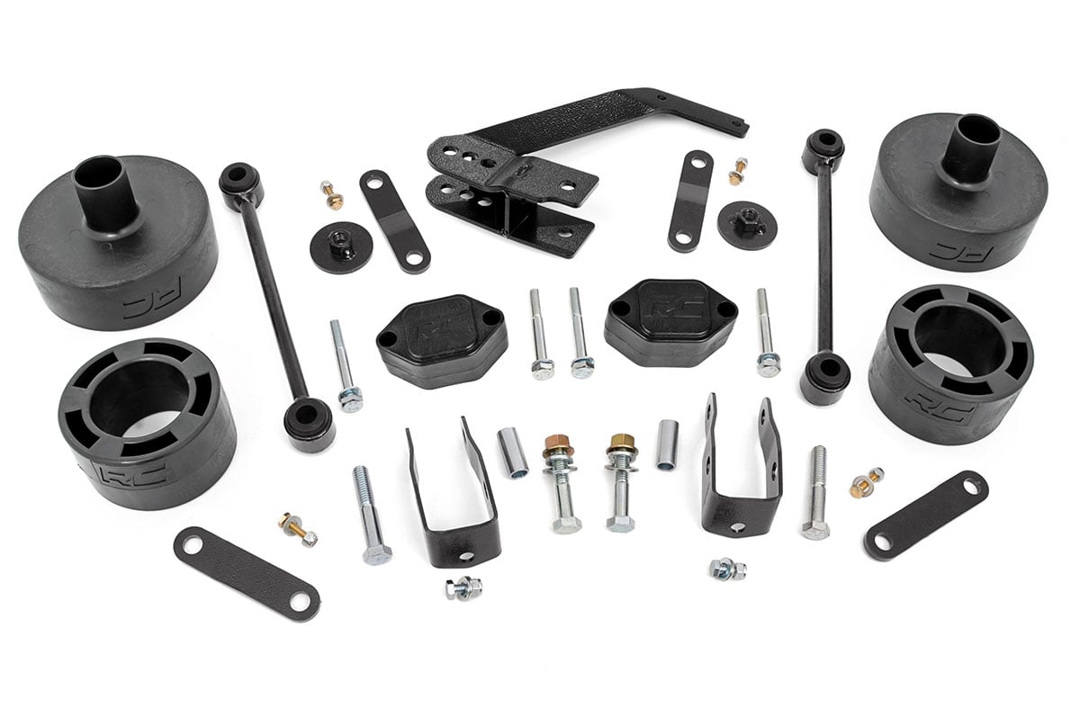 2.5 Inch Lift Kit | Spacers | Series II | Jeep Wrangler JK/Wrangler Unlimited (07-18) by Rough Country