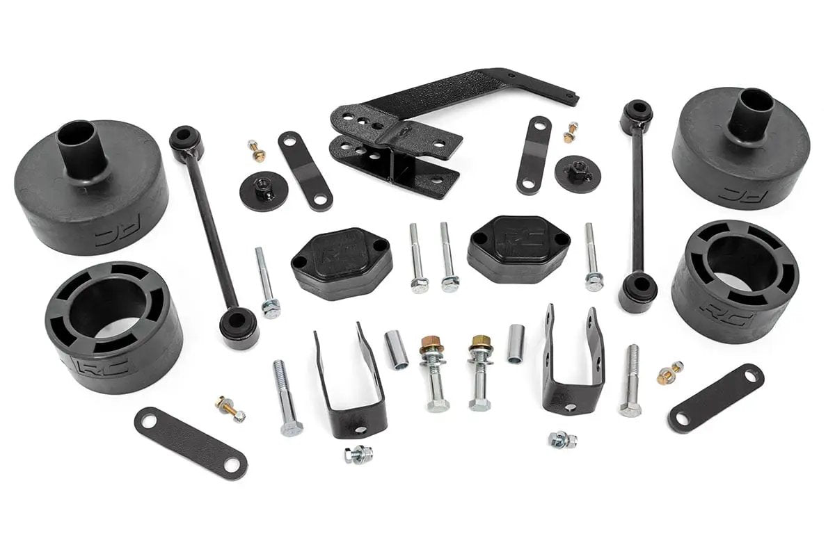2.5 Inch Lift Kit | Spacers | Series II | Jeep Wrangler JK/Wrangler Unlimited (07-18) by Rough Country