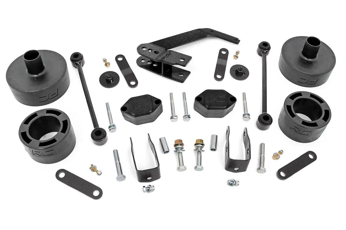 2.5 Inch Lift Kit | Spacers | Series II | Jeep Wrangler JK/Wrangler Unlimited (07-18) by Rough Country