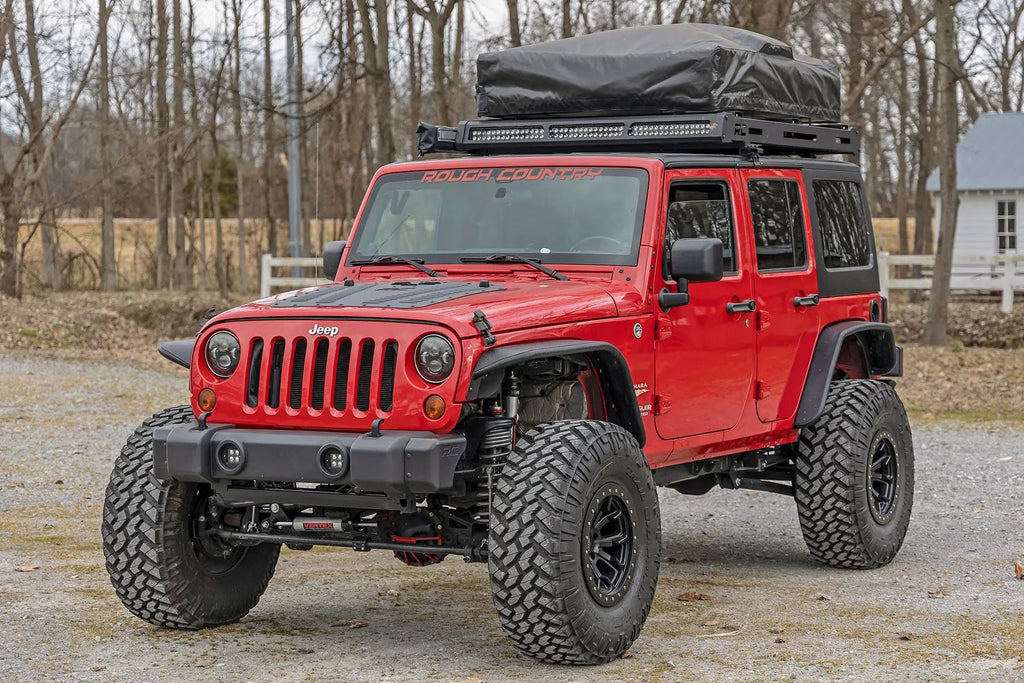 Front Bumper Caps | Jeep Wrangler JK/Wrangler Unlimited (2007-2018) by Rough Country