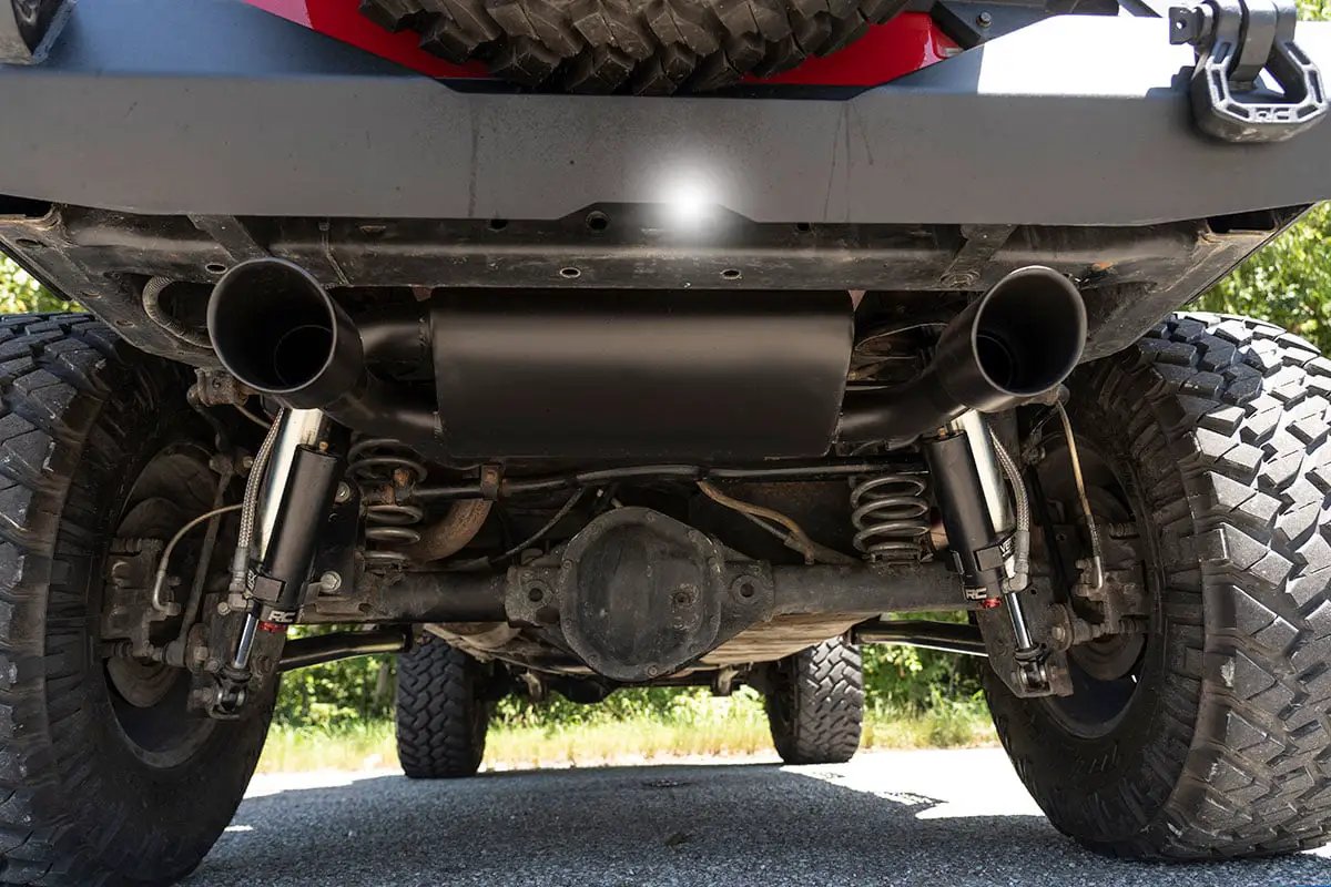 Performance Exhaust | Dual Outlet | Jeep Wrangler JK/Wrangler Unlimited (07-18) by Rough Country