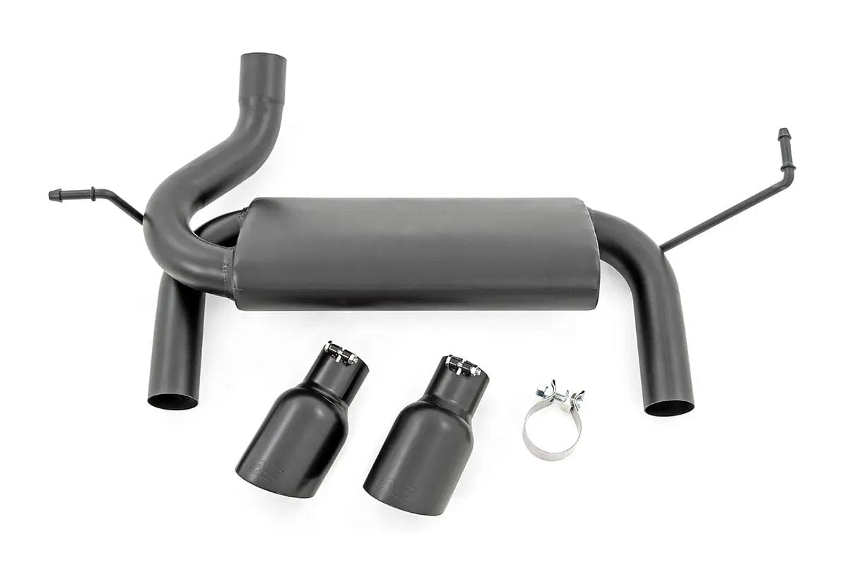 Performance Exhaust | Dual Outlet | Jeep Wrangler JK/Wrangler Unlimited (07-18) by Rough Country