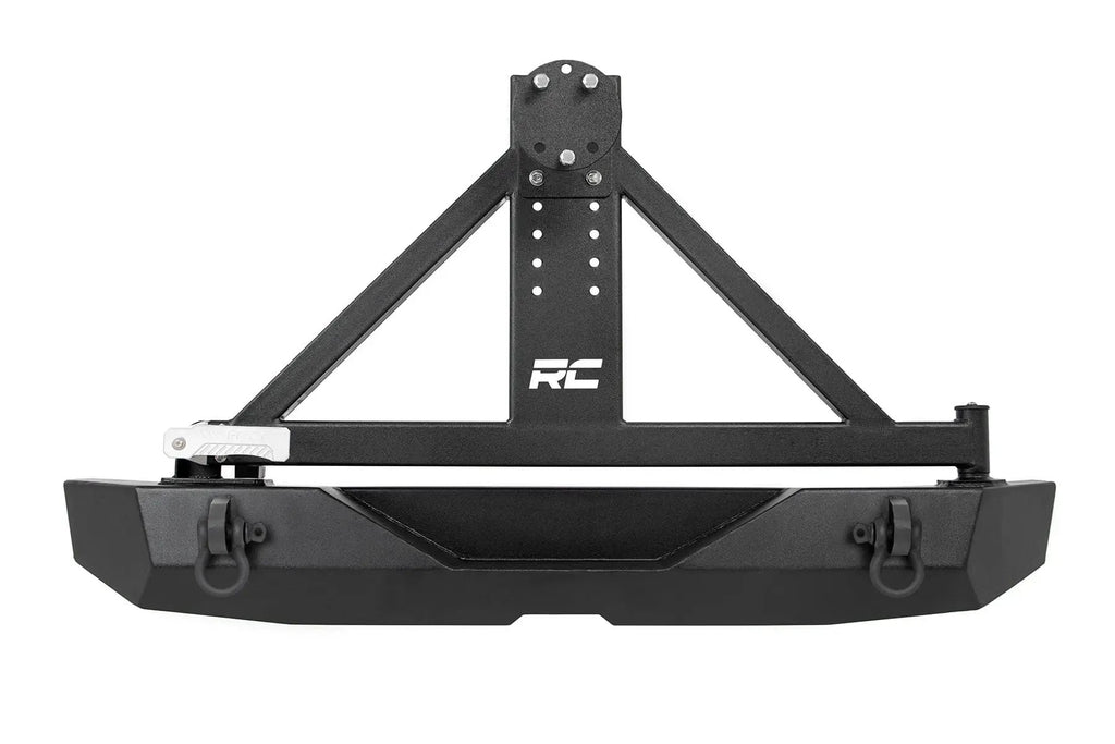 Rear Bumper | Rock Crawler | Tire Carrier | Jeep Wrangler JK/Wrangler Unlimited (07-18) by Rough Country