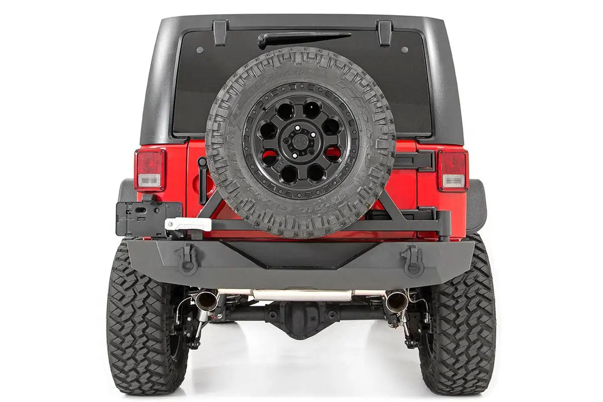 Rear Bumper | Rock Crawler | Tire Carrier | Jeep Wrangler JK/Wrangler Unlimited (07-18) by Rough Country
