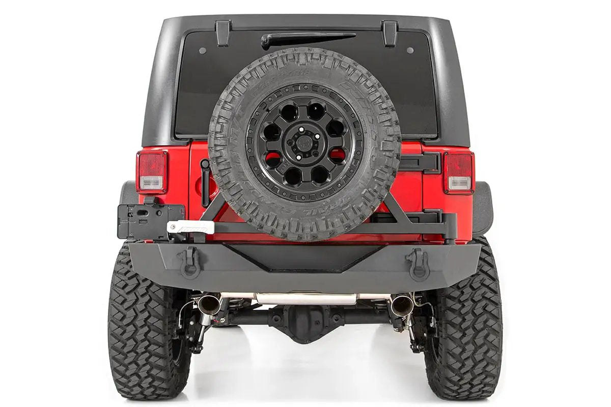 Rear Bumper | Rock Crawler | Tire Carrier | Jeep Wrangler JK/Wrangler Unlimited (07-18) by Rough Country