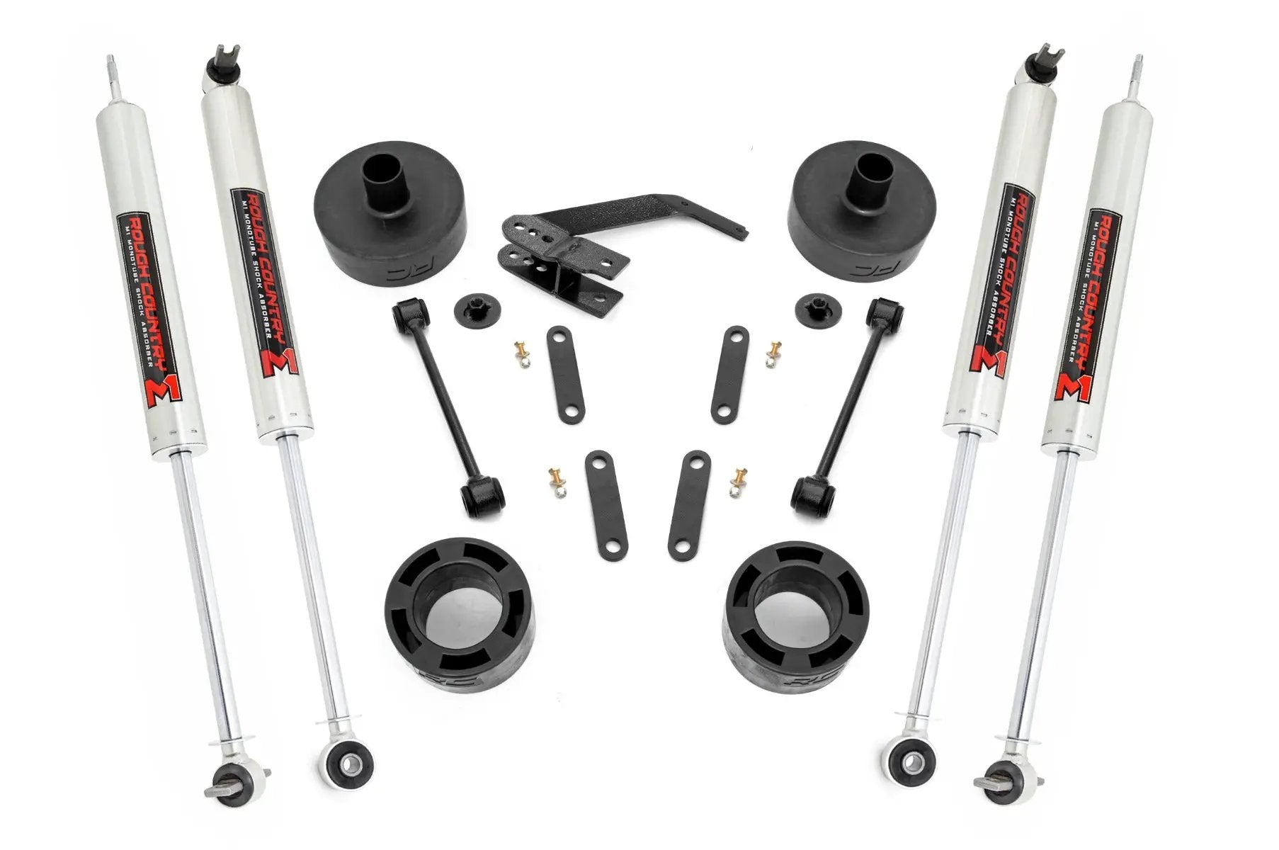 2.5 Inch Lift Kit | Spacers | M1 | Jeep Wrangler JK/Wrangler Unlimited (07-18) by Rough Country