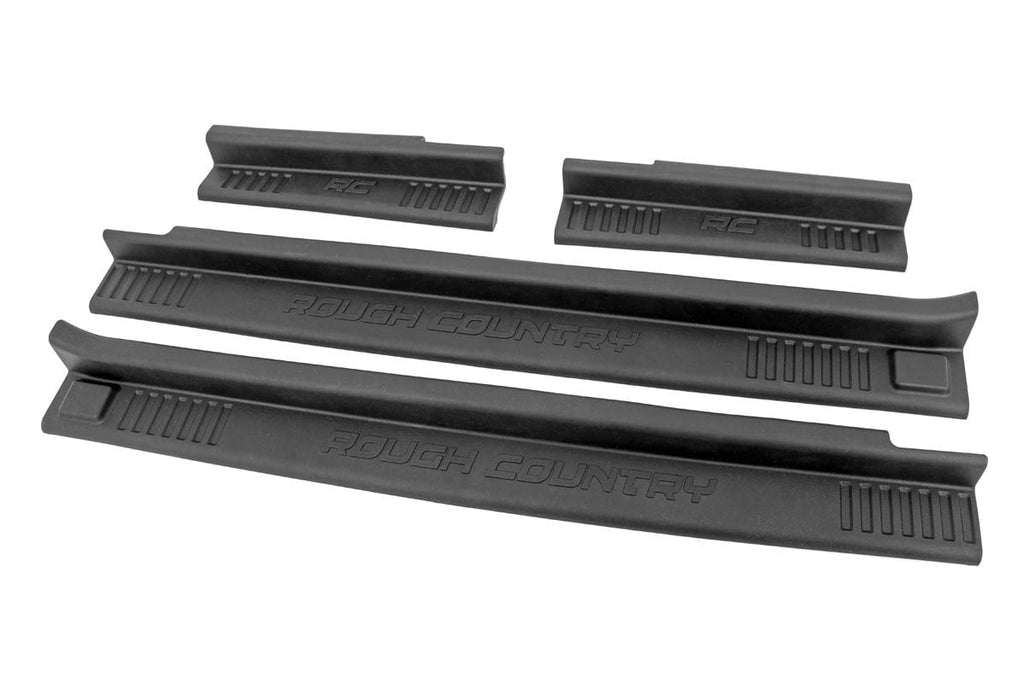 Entry Guards | Front and Rear | Jeep Wrangler Unlimited 2WD/4WD (2007-2018) by Rough Country