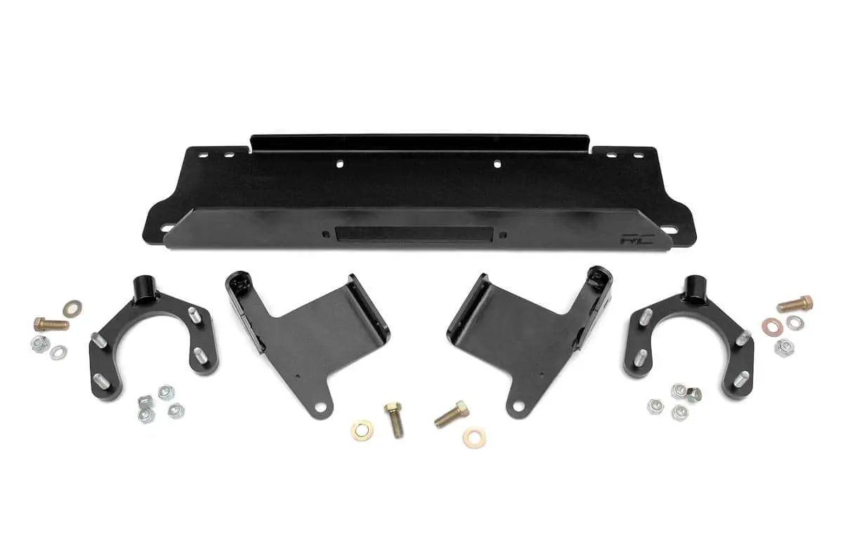 Winch Mounting Plate | Factory Bmpr | Jeep Wrangler JK/Wrangler Unlimited (07-18) by Rough Country