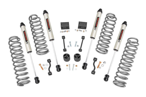 2.5 Inch Lift Kit | Coils | V2 | Jeep Wrangler Unlimited 4WD (2018-2023) by Rough Country
