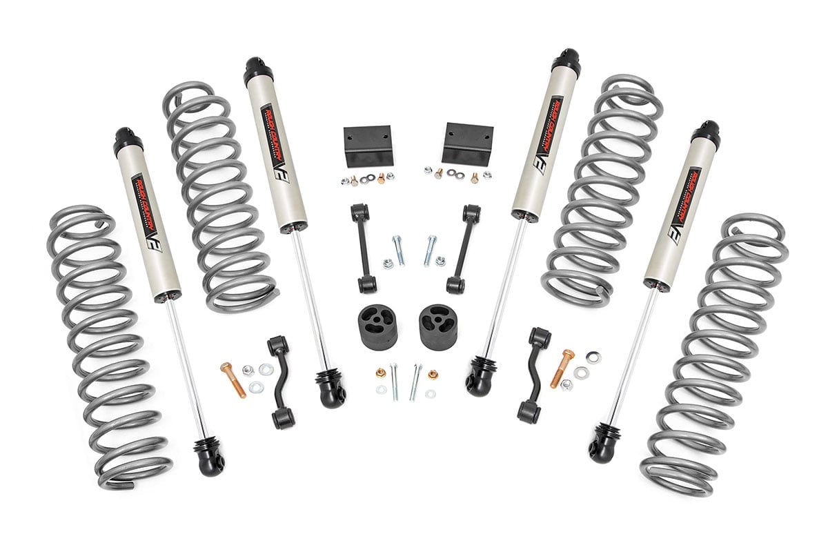 2.5 Inch Lift Kit | Coils | V2 | Jeep Wrangler Unlimited 4WD (2024-2026) by Rough Country