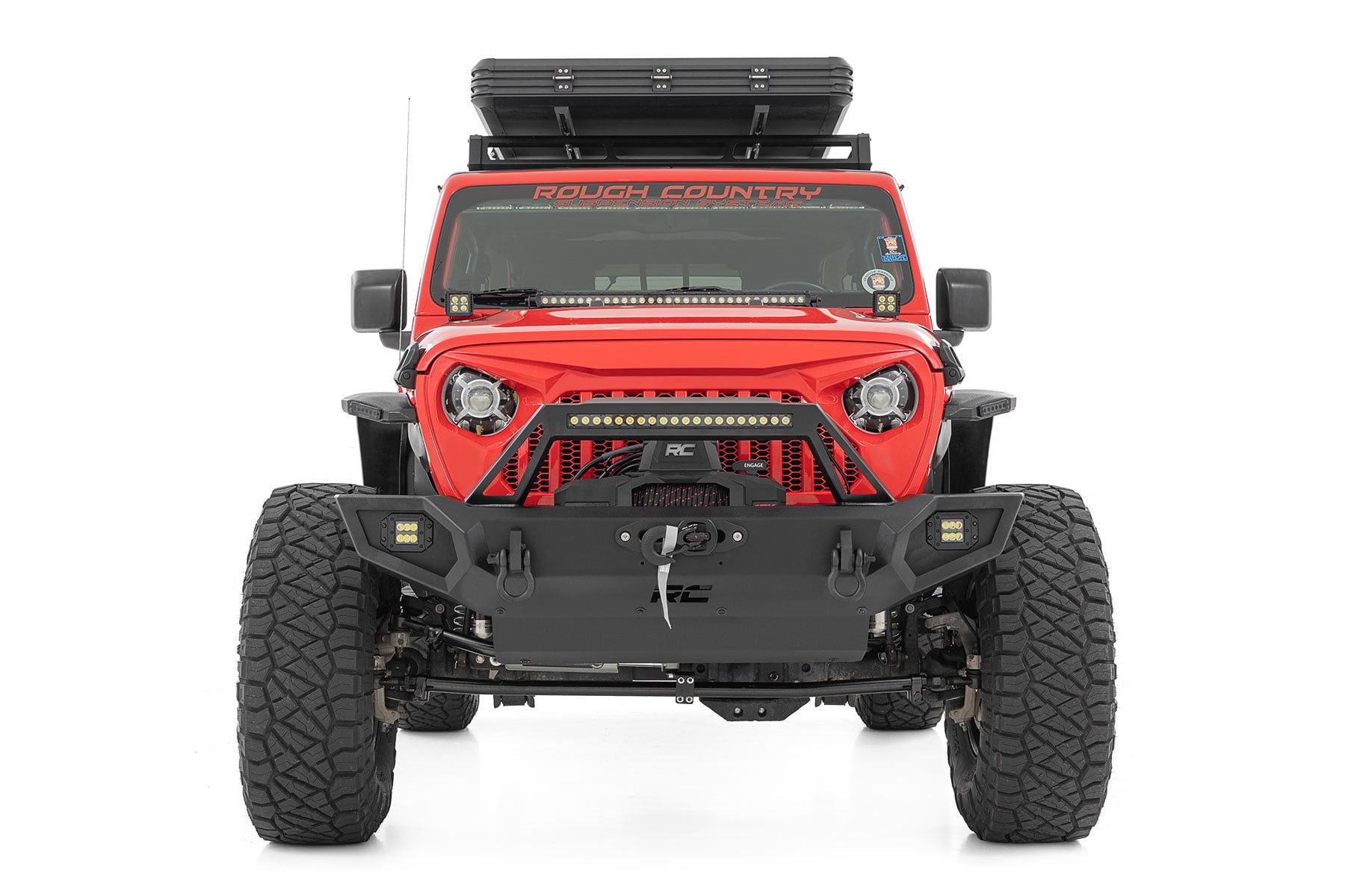 Front Winch Bumper | Jeep Gladiator JT/Wrangler JK & JL/Wrangler Unlimited by Rough Country