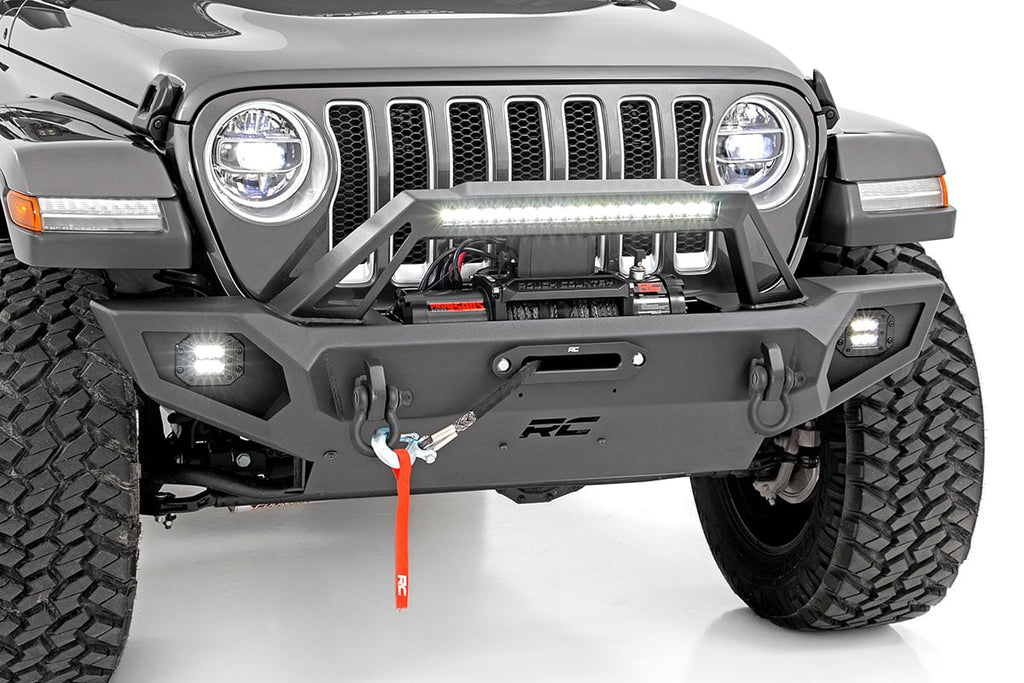 Front Winch Bumper | Jeep Gladiator JT/Wrangler JK & JL/Wrangler Unlimited by Rough Country