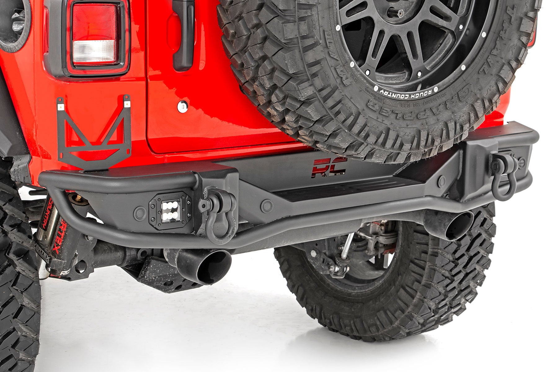 Rear Bumper | Tubular | Jeep Wrangler JL (18-26)/Wrangler Unlimited (18-26) by Rough Country