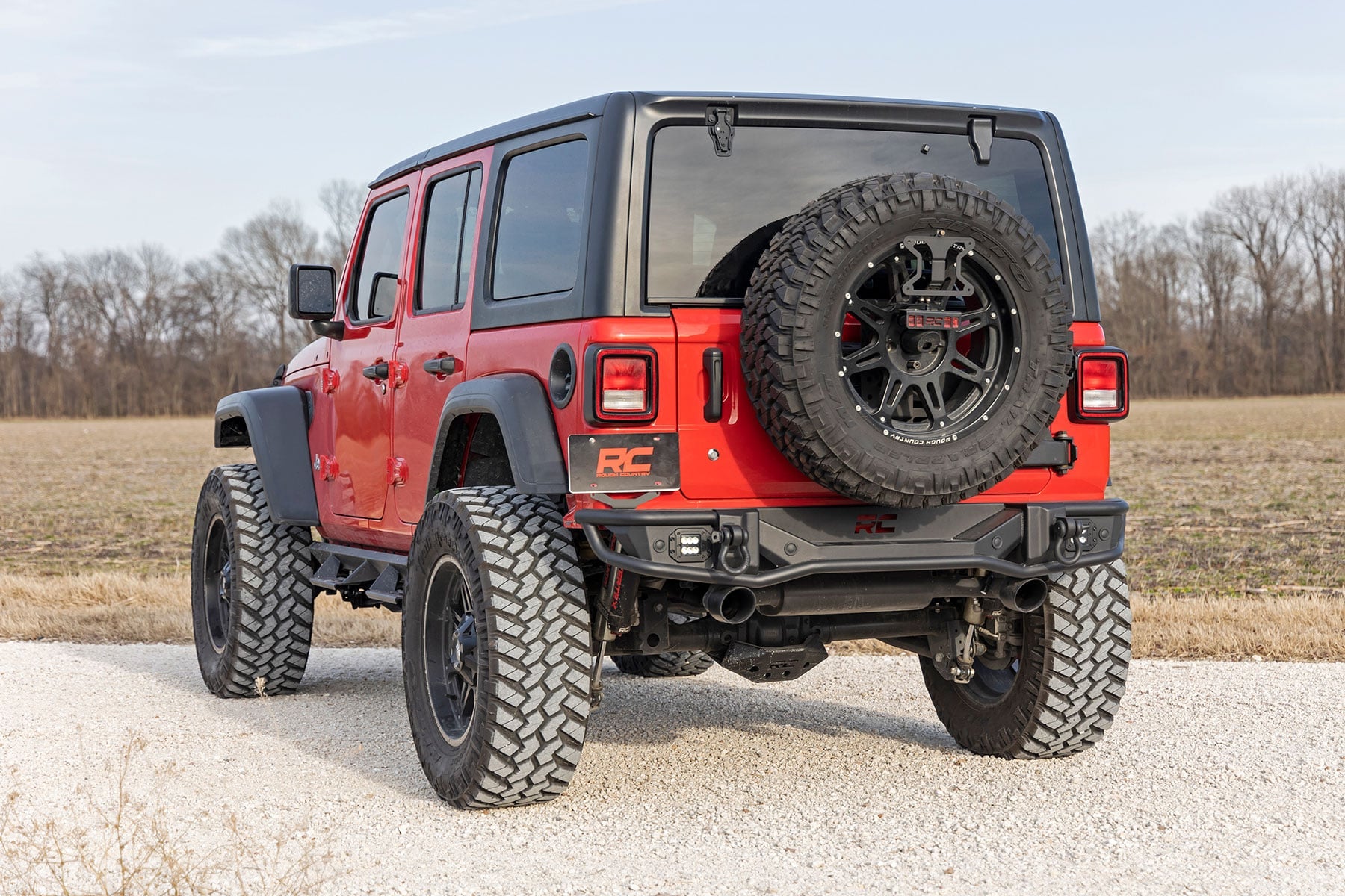 Rear Bumper | Tubular | Jeep Wrangler JL (18-26)/Wrangler Unlimited (18-26) by Rough Country