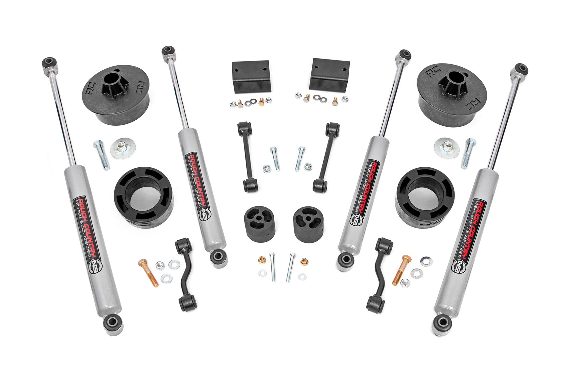 2.5 Inch Lift Kit | Spacers | N3 | Jeep Wrangler JL (18-23)/Wrangler Unlimited (18-23) by Rough Country