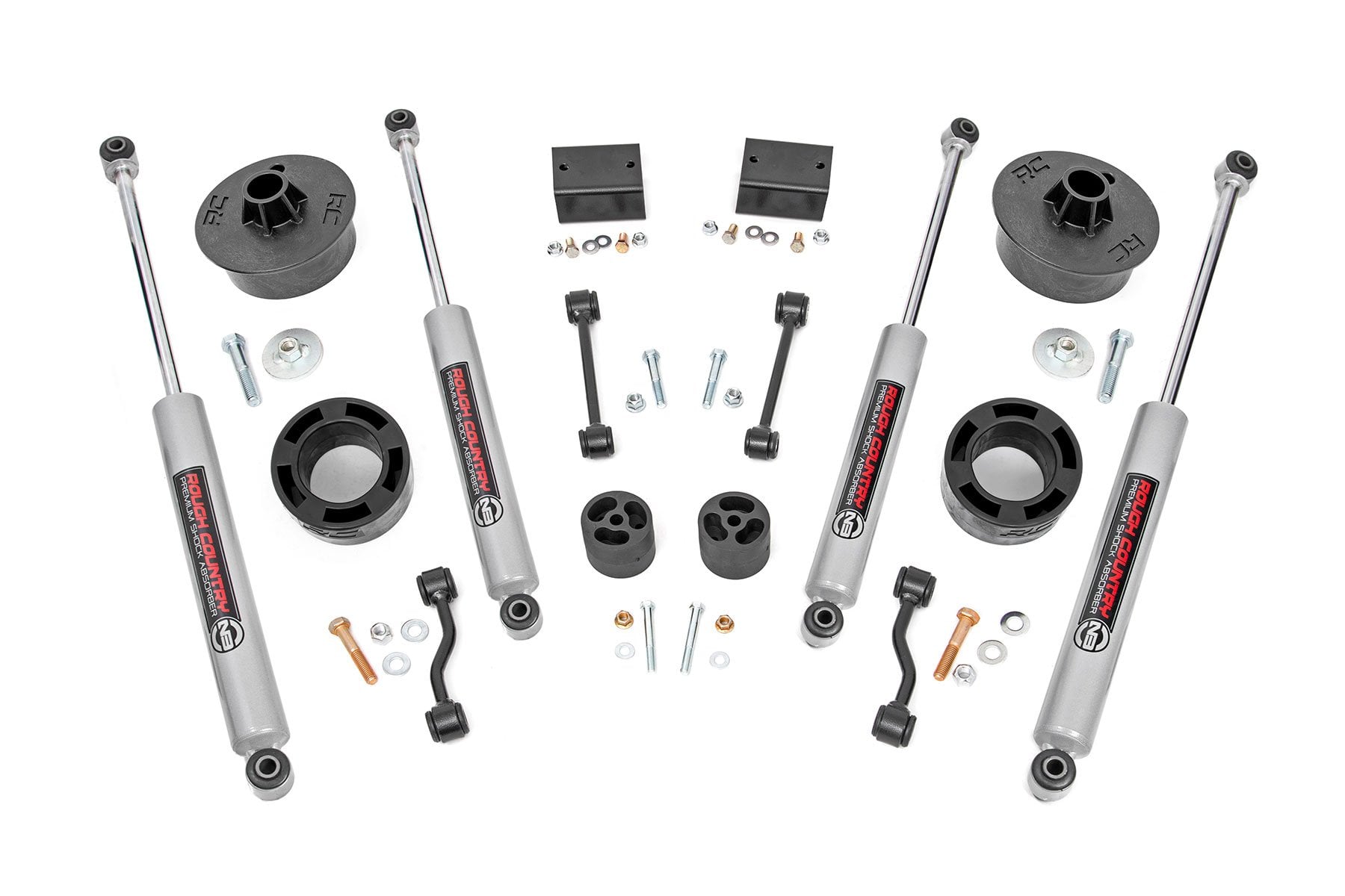2.5 Inch Lift Kit | Spacers | N3 | Jeep Wrangler JL (24-26)/Wrangler Unlimited (24-26) by Rough Country