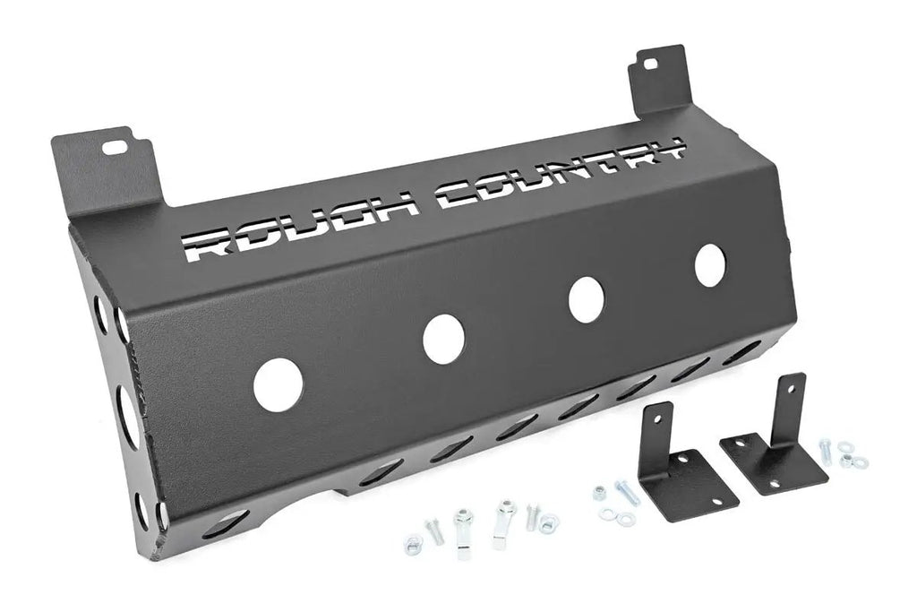 Skid Plate | Muffler | Jeep Wrangler JL/Wrangler Unlimited 4WD (2018-2026) by Rough Country