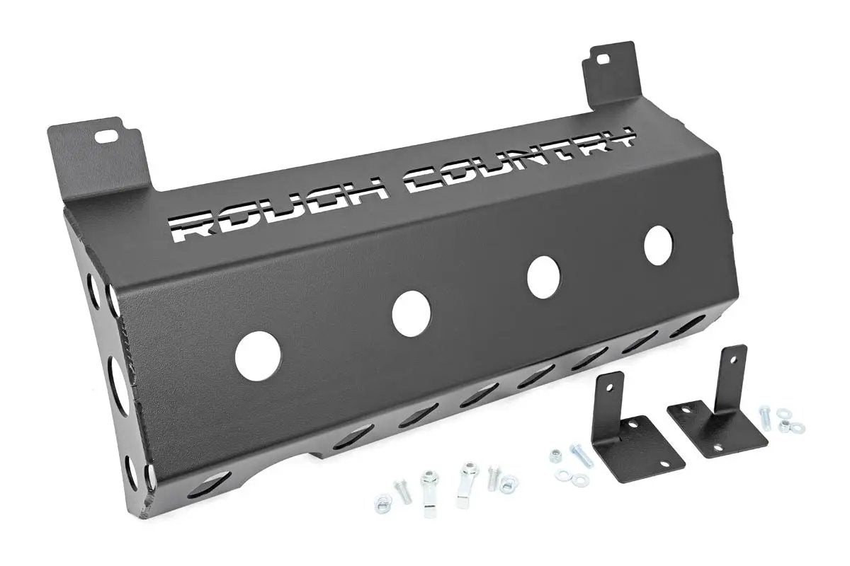 Skid Plate | Muffler | Jeep Wrangler JL/Wrangler Unlimited 4WD (2018-2026) by Rough Country