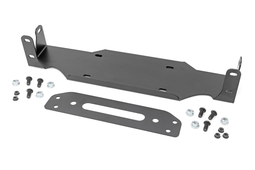 Winch Mounting Plate | Modular Steel OE Bumper | Jeep Gladiator JT/Wrangler JL (18-26) by Rough Country