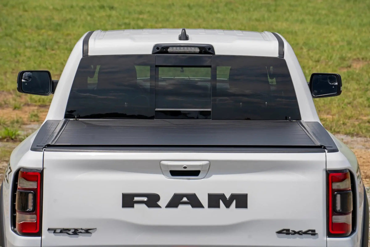 Hard Roll Up Bed Cover | 5'7" Bed | Ram 1500 (19-26)/1500 TRX (21-24) by Rough Country