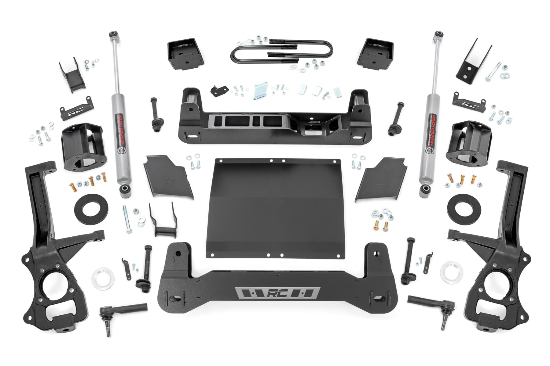 6 Inch Lift Kit | Mono Leaf Rear | Diesel | GMC Sierra 1500 2WD/4WD (19-24) by Rough Country