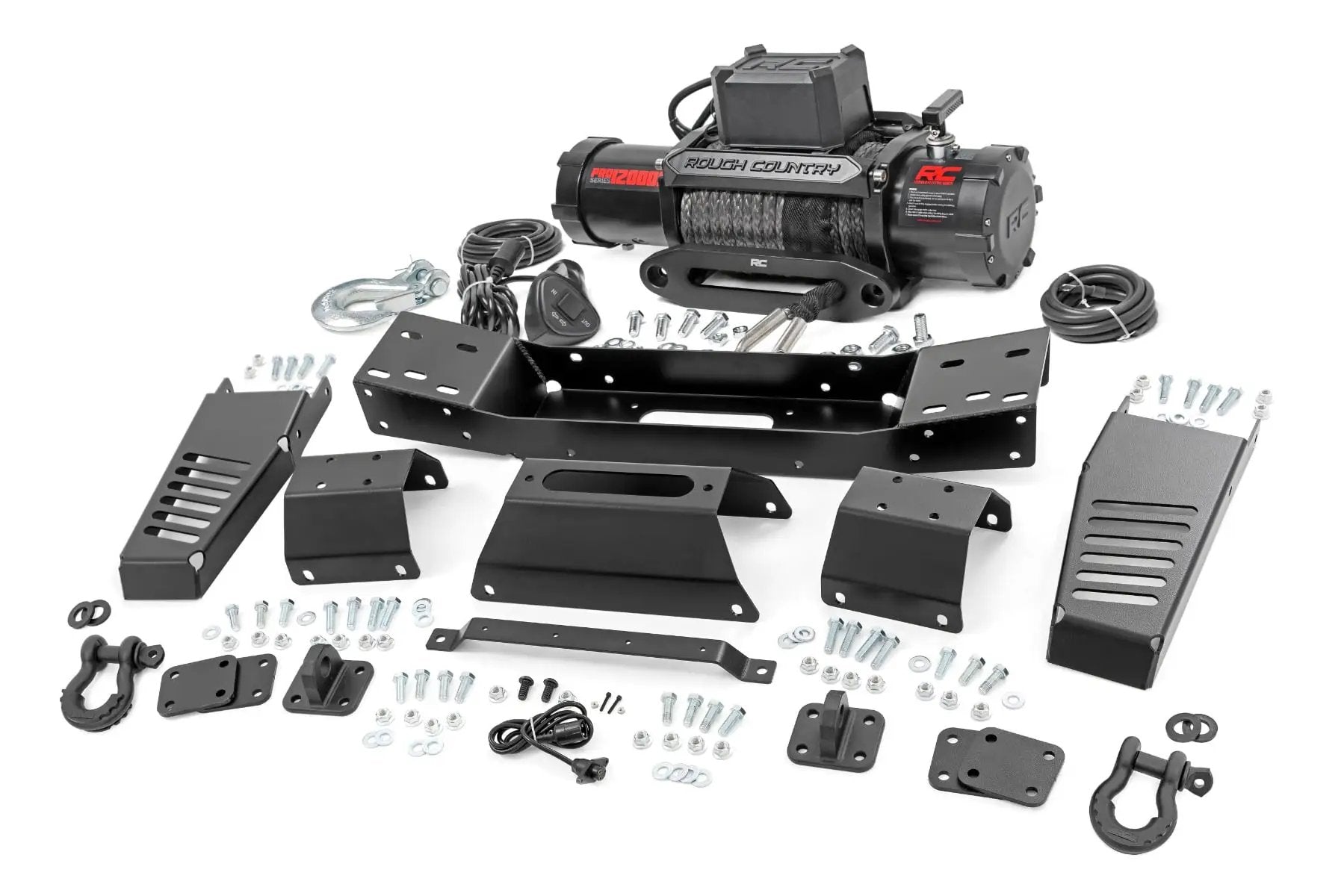 Hidden Winch Mount | 12000S | Toyota Tundra 2WD/4WD (2022-2026) by Rough Country