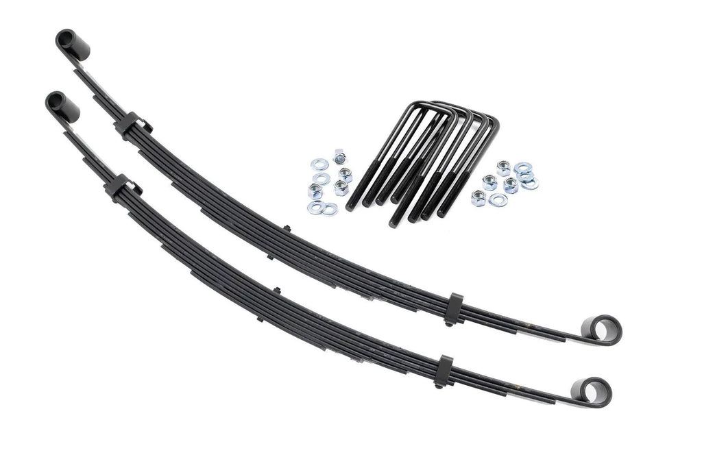 Front Leaf Springs | 4" Lift | Pair | Ford F-250 4WD (1977-1979) by Rough Country