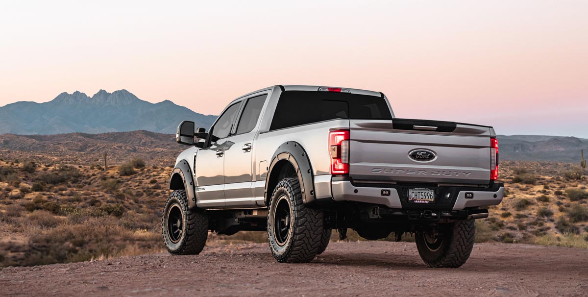 Fender Flares | Defender | G1 Absolute Black | Ford F-250/F-350 Super Duty (17-22) by Rough Country