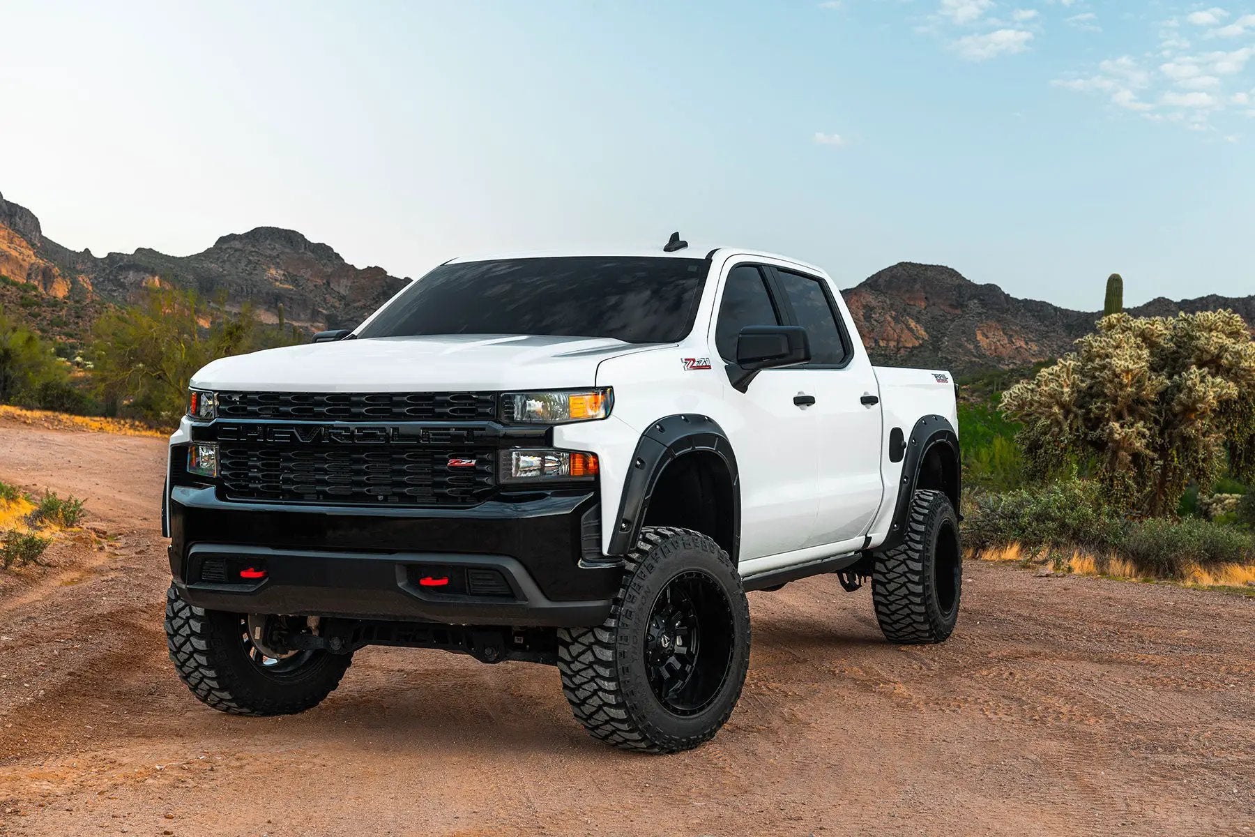 Defender Fender Flares | GBA Black | Chevy Silverado 1500 2WD/4WD (2019-2026) by Rough Country
